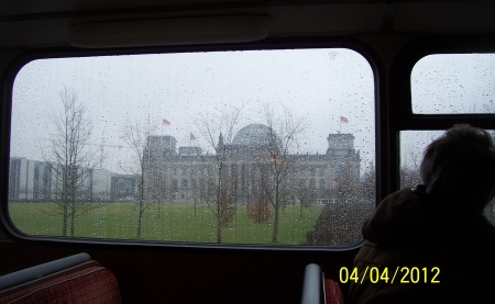 Reichstag in rain