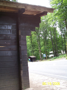 The Plitvice bus shelter