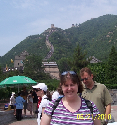 Kyla at the Great Wall of China!