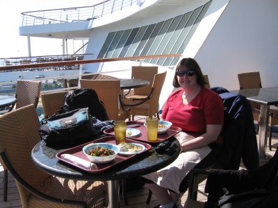 Lunch on the ship