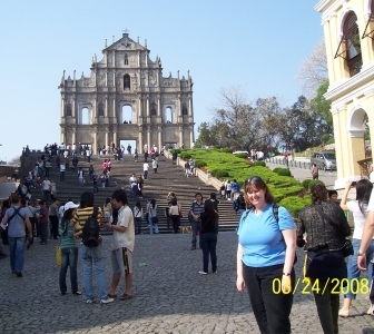 ruins of the Church of Saint Paul on Macau