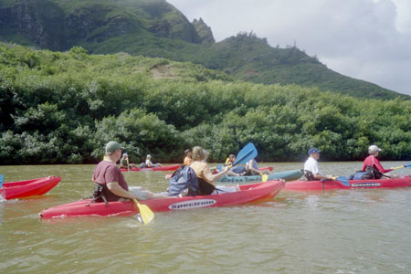 More kayaking