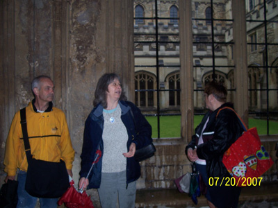 Our tour guide in Christ Church