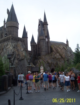 Entrance to the Harry Potter ride