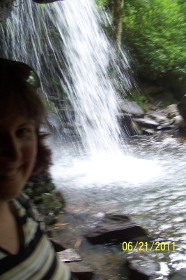 Behind Grotto Falls