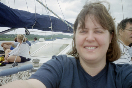 On the catamaran
