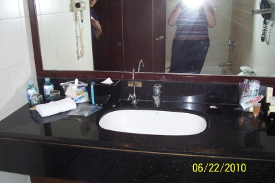 Bathroom in Beijing hotel room