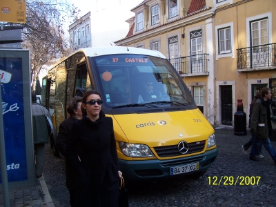 Mini bus 37 to the castle