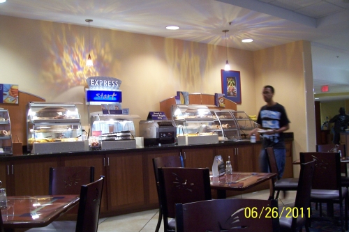 Holiday Inn Express breakfast