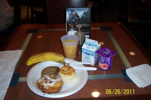 Second-day breakfast